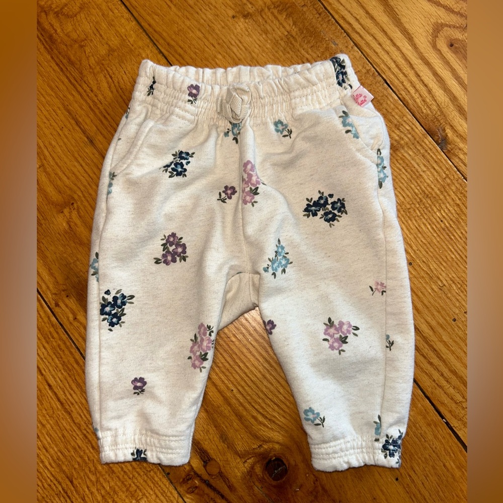 Ruffle Butts Floral Print Sweatpants